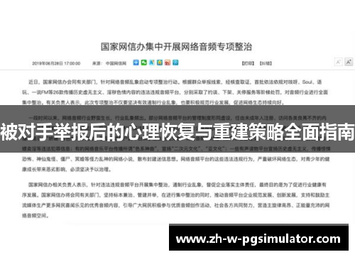 被对手举报后的心理恢复与重建策略全面指南 被对手举报后的心理恢复与重建策略全面指南
