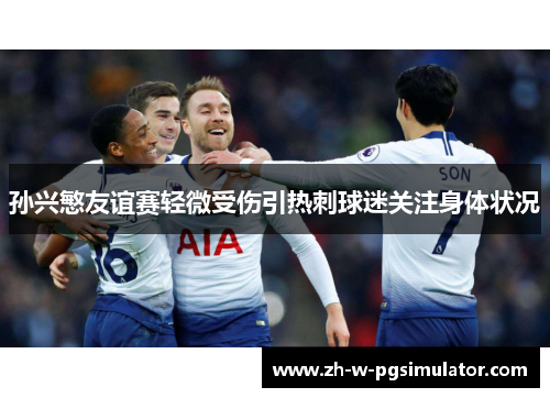 孙兴慜友谊赛轻微受伤引热刺球迷关注身体状况 孙兴慜友谊赛轻微受伤引热刺球迷关注身体状况